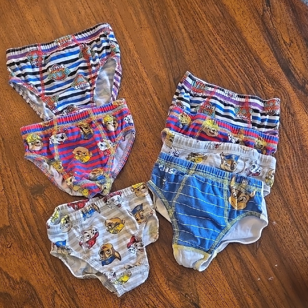 Nickelodeon Paw Patrol Kids Underwear Set Of 7 4/5T - (🛍 Bundle ANY 6/$36)